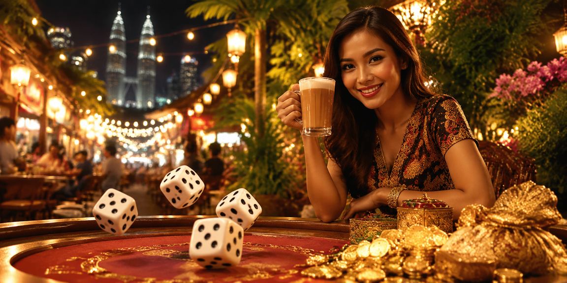 Permainan dadu bergaya Kuala Lumpur dalam suasana malam hiburan